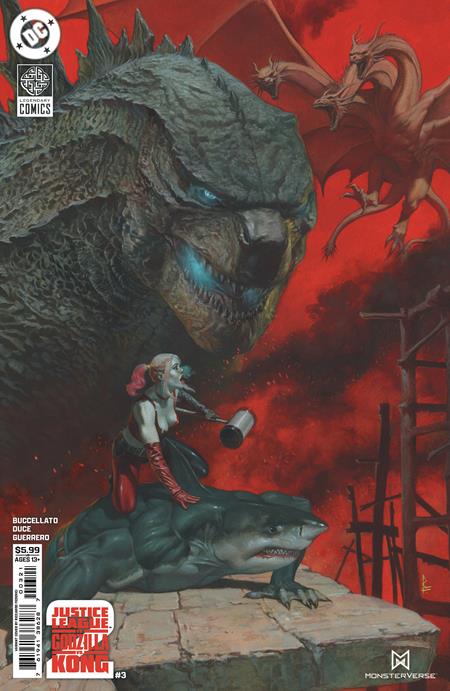 JUSTICE LEAGUE Vs GODZILLA Vs KONG 2 #3 (OF 7) CVR B FEDERICI
