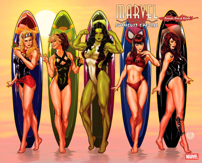 SWIMSUIT SPECIAL FRIENDS FOES & RIVALS #1 WRAPAROUND VAR