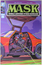 Load image into Gallery viewer, M.A.S.K Comic Cover Mobile Armored Strike Kommand with car 

