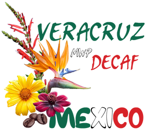 Coffee Beans - Decaf Mexican Veracruz Single Origin Mountain Water Processed Medium Roast