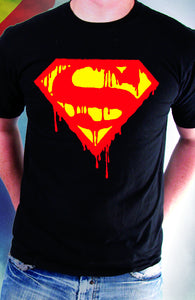 DEATH OF SUPERMAN COMMEMORATIVE T/S MED