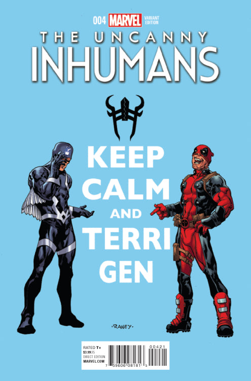 UNCANNY INHUMANS #4 RANEY DEADPOOL VAR