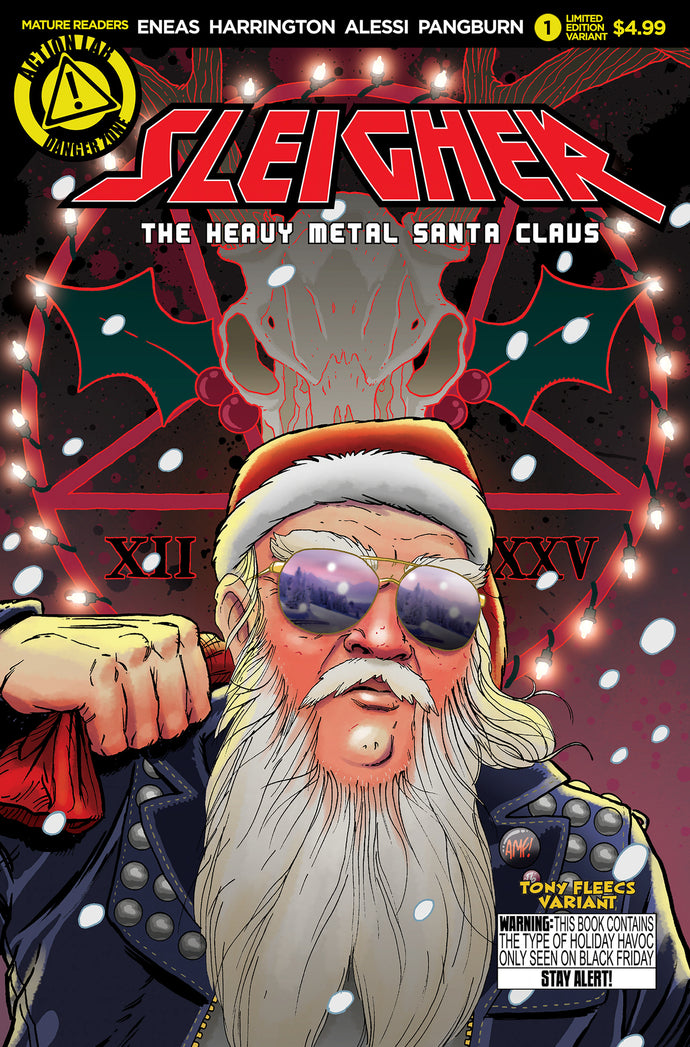 SLEIGHER HEAVY METAL SANTA CLAUS #1 (OF 4) CVR B FLEECS (MR)