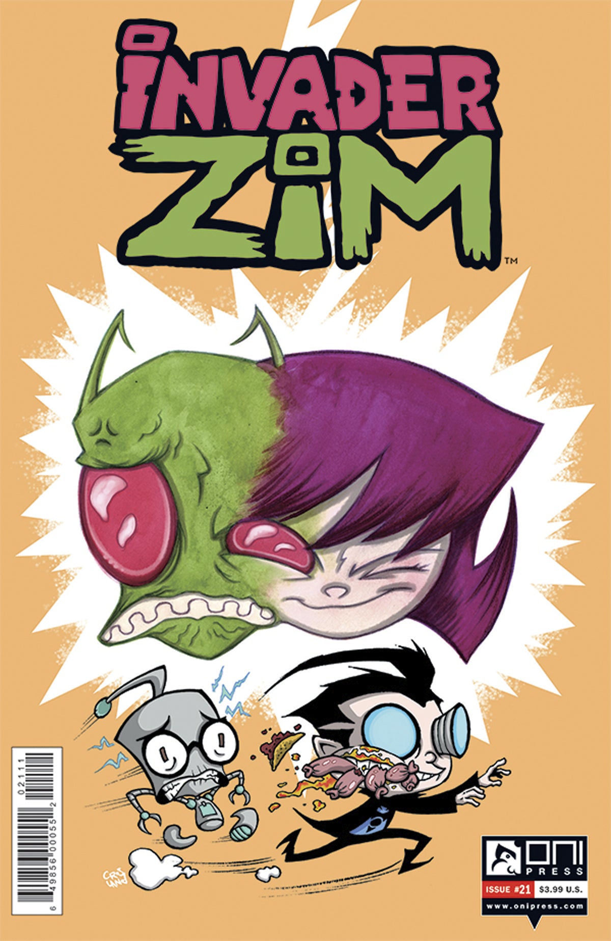 INVADER ZIM #21 (C: 1-0-0) – Villainous Grounds