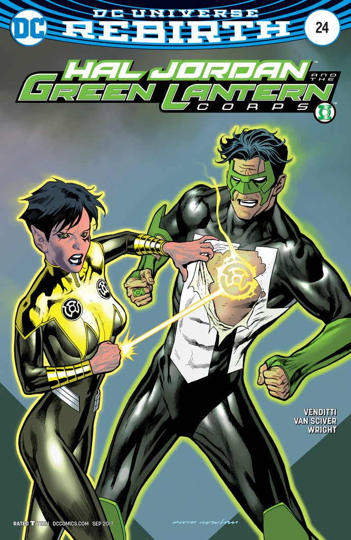 HAL JORDAN AND THE GREEN LANTERN CORPS #24 VAR ED