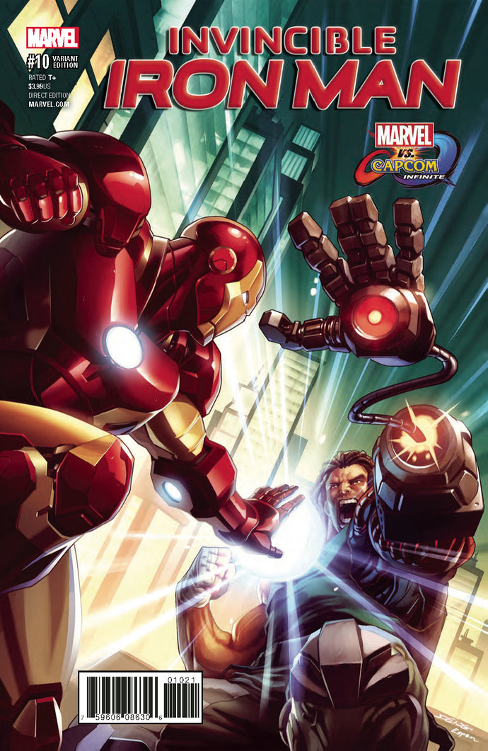 INVINCIBLE IRON MAN #10 MARVEL VS CAPCOM JOE NG VAR