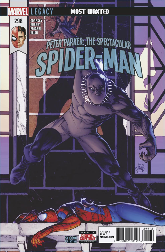 PETER PARKER SPECTACULAR SPIDER-MAN #298 2ND PTG KUBERT VAR