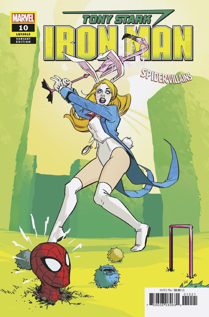 TONY STARK IRON MAN #10 SPIDER-MAN VILLAINS VAR