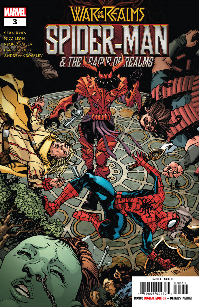 WAR OF REALMS SPIDER-MAN & LEAGUE OF REALMS #3 (OF 3) WR
