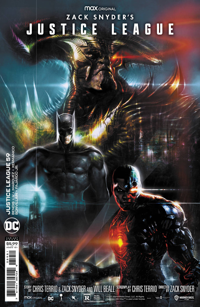 JUSTICE LEAGUE #59 CVR E SHARP SNYDER CUT CRDSTK VAR