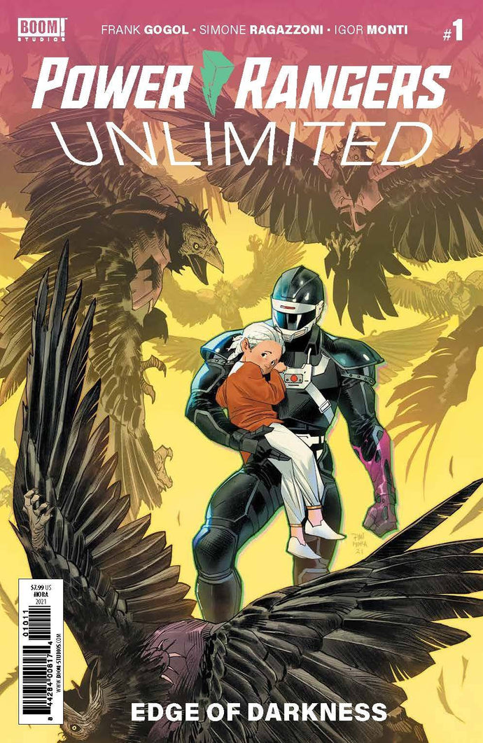 POWER RANGERS UNLTD EDGE DARKNESS #1 CVR A MORA back cover damage