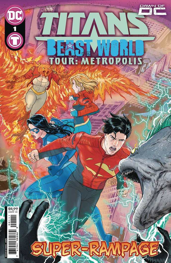 TITANS BEAST WORLD TOUR METROPOLIS #1 OSH CVR A MIKEL JANIN