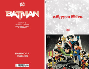 BATMAN #140 CVR D MORA DC HOLIDAY CARD SPECIAL EDITION VAR