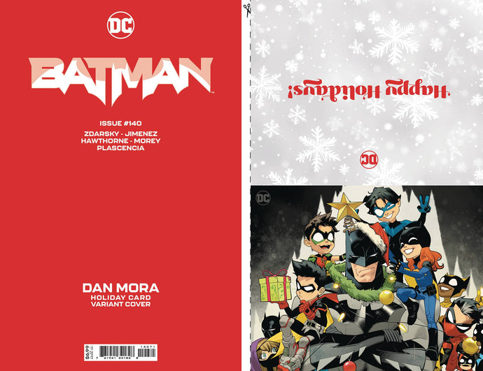 BATMAN #140 CVR D MORA DC HOLIDAY CARD SPECIAL EDITION VAR