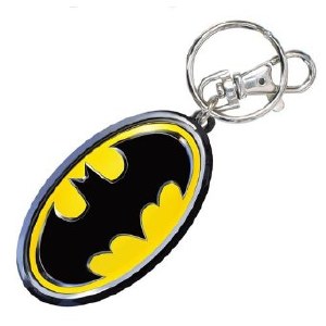 Batman Symbol Pewter Keyring