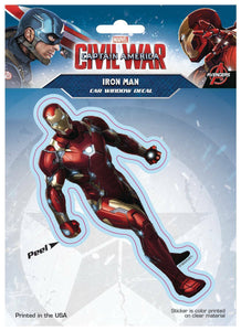 Captain America Civil War Iron Man Car Window Decal