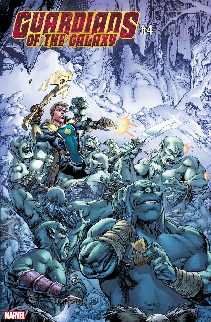 GUARDIANS OF THE GALAXY #4 RANEY ASGARDIAN VAR